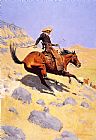 Frederic Remington The Cowboy painting